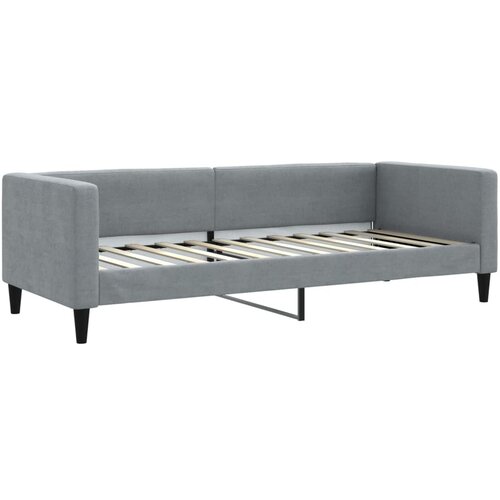 vidaXL Raztegljiva postelja svetlo siva 80x200 cm blago, (20792401) Cene