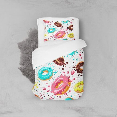 Dečija posteljina sweets bela, p-022 Slike