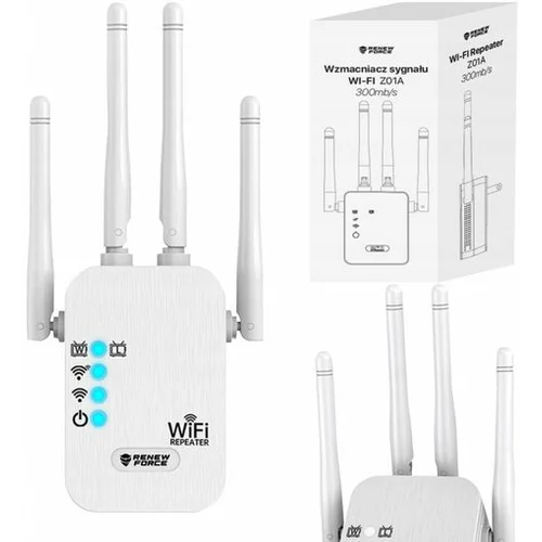 Dexxer brezžični WIFI repeater router ojačevalnik signala 300Mb/s WPS WISP 2,4 GHz Z01A