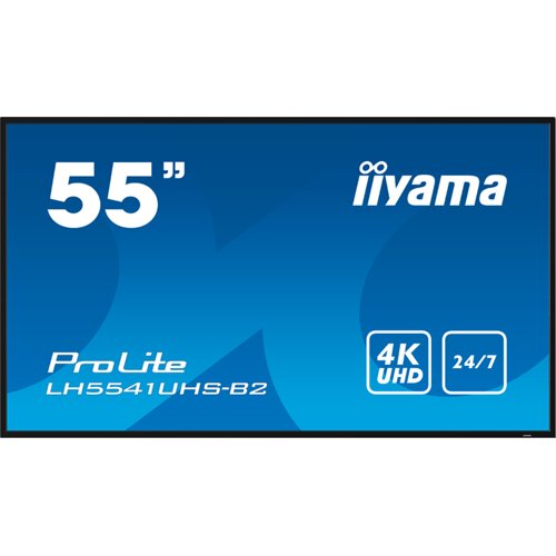 Iiyama LFD LH5541UHS-B2 55" Professional Digital Signage display with 4K UHD resolution and 24/7 operating time 500 cd/m&sup2; 1200:1 8ms landscape, portrait Cijene