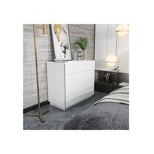 Hanah home Komoda Lines 90x81,6x45cm , Bijela Slike