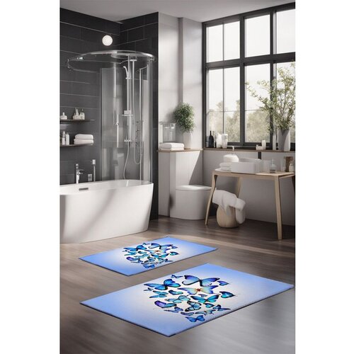  CT-5113 multicolor bathmat set (2 pieces) Cene