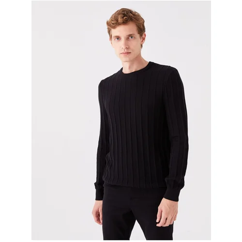 LC Waikiki Crew Neck Long Sleeved Men's Knitwear Sweater