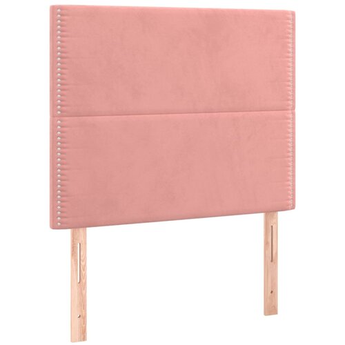 Maison Chic Posteljno vzglavje - Vzglavna omarica 2 kosa roza 80x5x78/88 cm žamet, (22077362) Cene