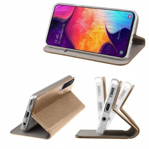  Magnetna preklopna torbica Xiaomi 12 Pro - zlata Slike