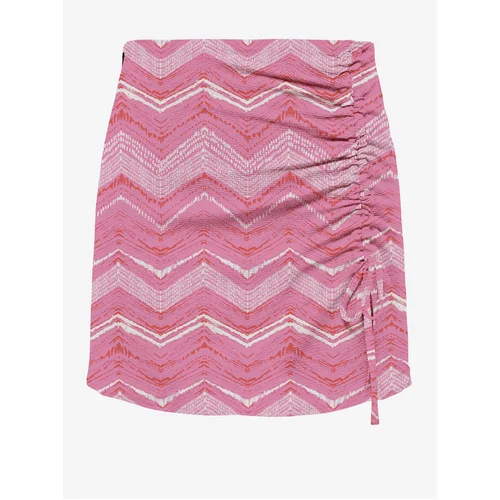 Only Pink Women Patterned Mini Skirt Nova - Women