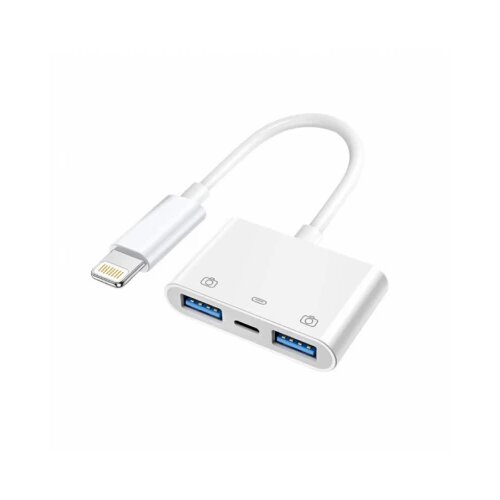  Lightning čitač kartica 3u1 2xUSB+Lightning 11-354 Cene