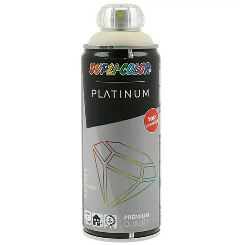 Dupli color Platinum Sprej s lakom u boji platinum RAL 1015 (boja slonovače, svijetla, 400 ml, Svilenkasti mat)