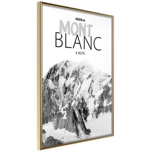  Poster - Peaks of the World: Mont Blanc 20x30 Slike