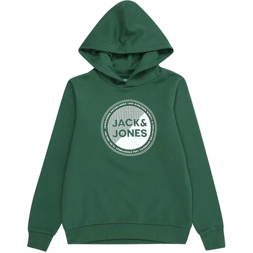 Jack & Jones Majica 'LOYD' temno zelena / bela