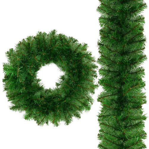 springos girlanda od umjetnih crnogoričnih grančica, 270 cm, zelena Cijene