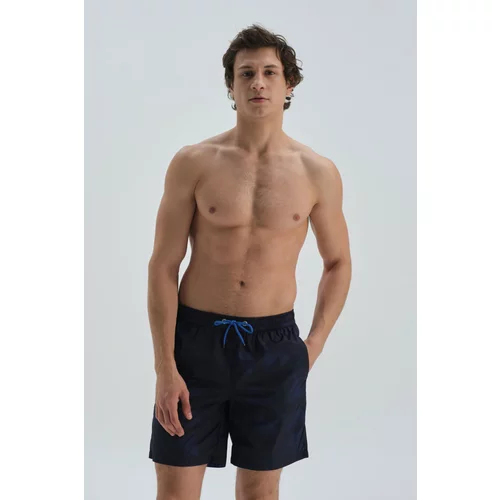 Dagi Swim Shorts - Navy blue - Plain