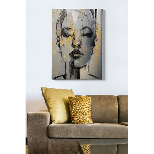Wallity Slika na zidu na platnu 70x100cm Cijene