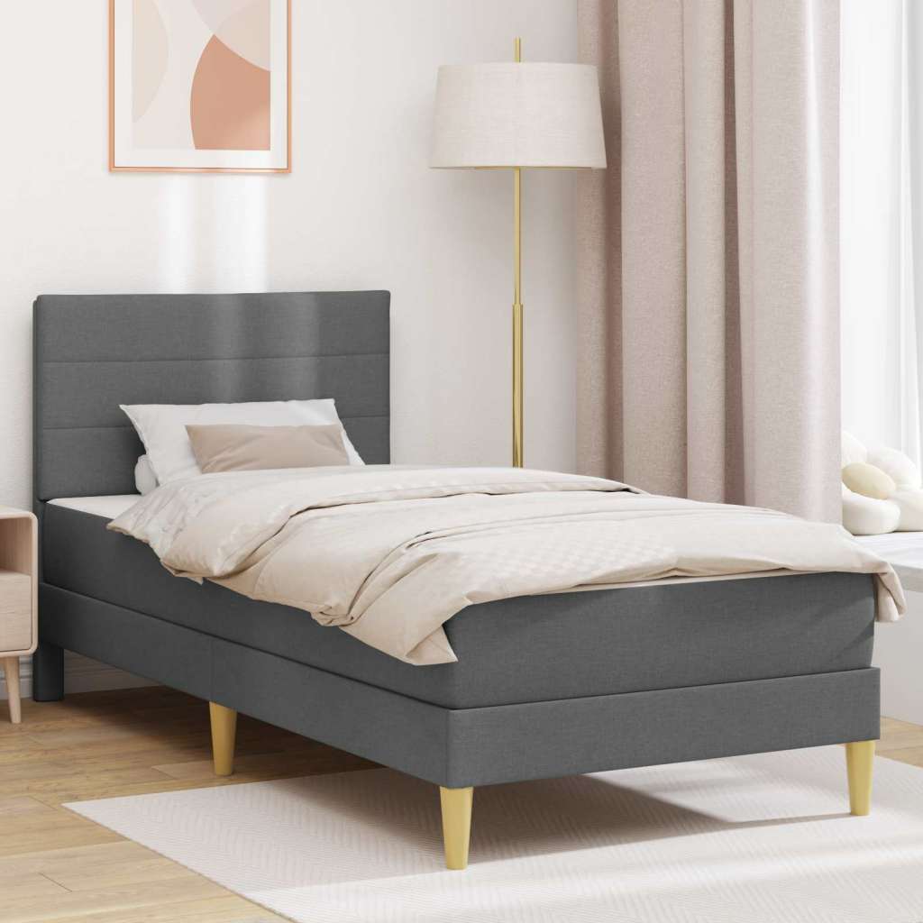  Okvir za krevet Tamno siva 80 x 200 cm Poliester - Tamno siva 80 x 200 cm Cene