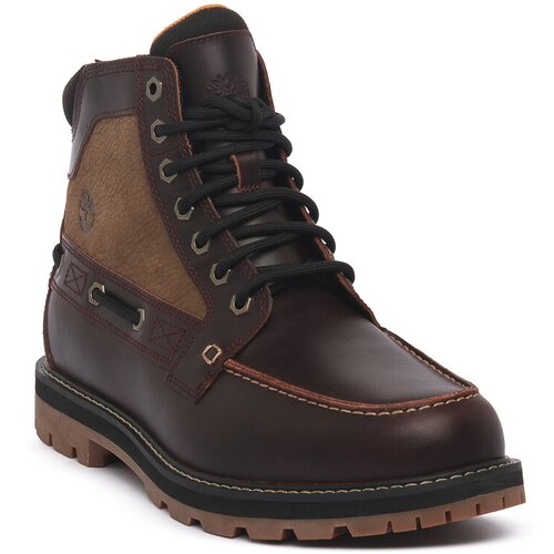 Timberland Pol&amp;scaron;kornji MID LACE BURGUNDY Kostanjeva Slike