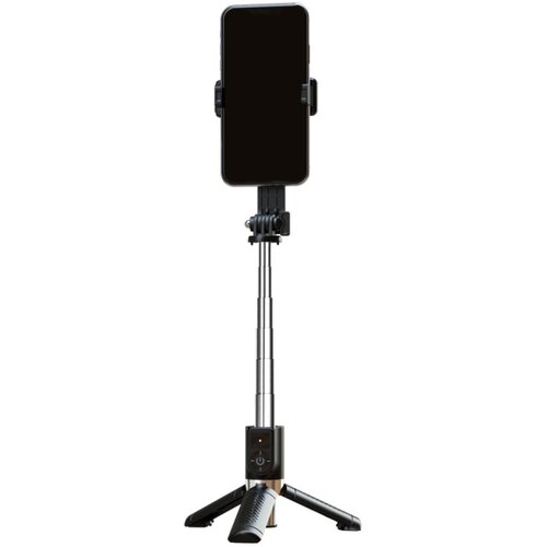 Selfie STICK MINI &amp;ndash; S ODVOJIVIM BLUETOOTH DALJINSKIM UPRAVLJAČEM I STATIVOM &amp;ndash; P08 CRNI Slike