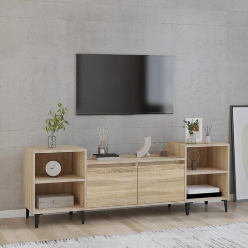 The Living Store TV omarica sonoma hrast 160x35x55 cm inženirski les - TV Omarica, (21376443) Cene