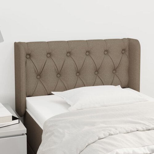 vidaXL Vzglavje z ušesi taupe 83x16x78/88 cm blago Cene