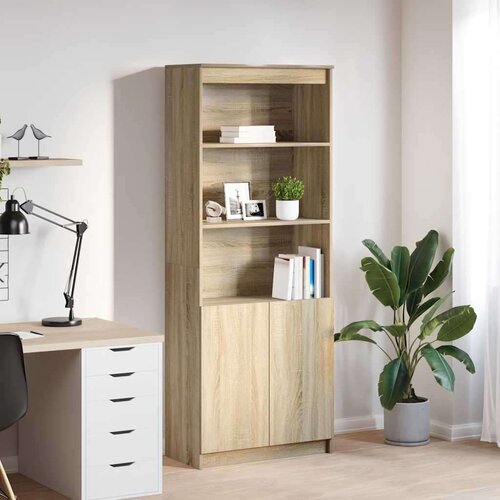  Visoka komoda hrasta sonome 70x35x180 cm od konstruiranog drva Cijene
