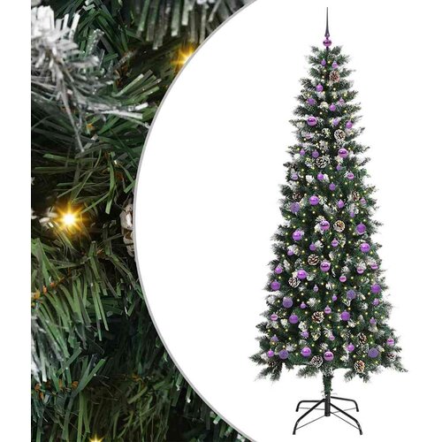  Umjetno božićno drvce Zelena 240 cm PVC, plastika i čelik Cijene