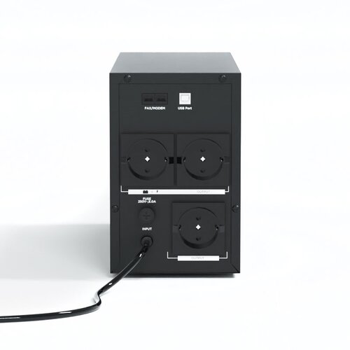 Lanplus UPS 1000VA 600W USB+RJ11 3 Schuko Slike