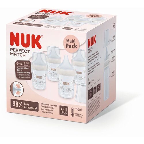 Nuk set bočica Perfect Match 4kom, 150ml multicolor Slike