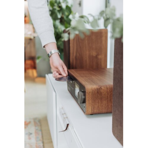Pure Classic Stereo Coffee Black/Walnut EU/UK Retro stereo uređaj , crna, orah Slike