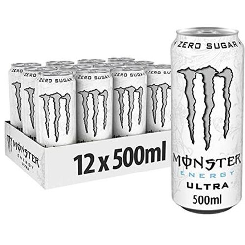 Monster Energy Ultra White Zero Sugar 0,5l 12/limenka XXL Cene