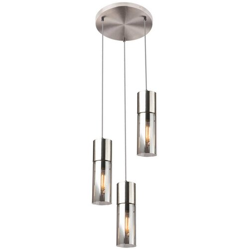 Globo 21000-3HN - Luster na sajli ANNIKA 3xE27/25W/230V, prečnik 30 cm, hrom Slike