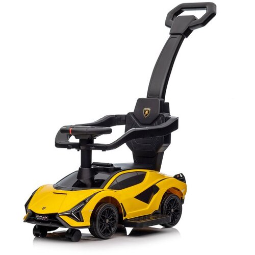 Lean Toys Otro&amp;scaron;ki poganjalec Lamborghini rumena Slike