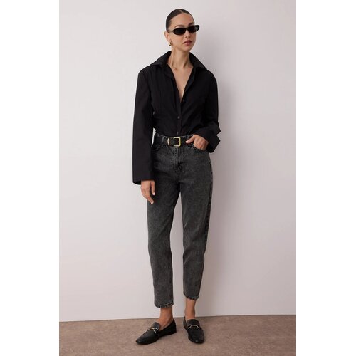TRENDYOLMILLA ženske pantalone Twoss23Je00067, crna Cene