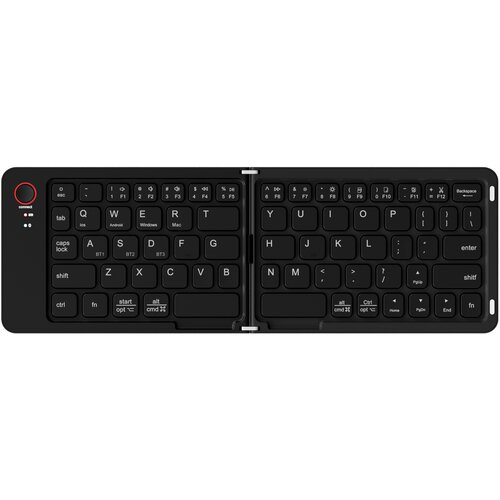 INF Brezžična zložljiva Bluetooth tipkovnica - Bela, prenosna in kompaktna Black, (5000071881) Cene