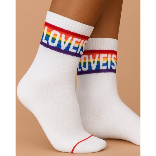 Nae Vegan Shoes Nogavice Love is Love Voice Sock pisana Cene