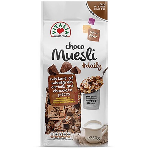 Vitalia Musli čokolada 250g Cene