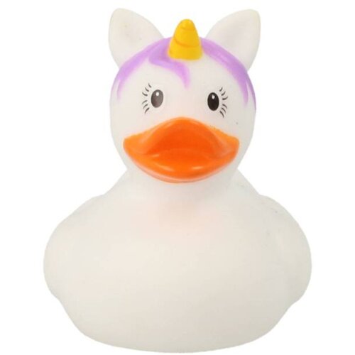 Lilalu Patkica - White Unicorn - Mini Rubber Duck Cene