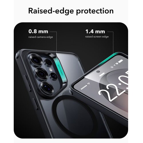 ESR CLASSIC HYBRID MAGSAFE MASKA ZA SAMSUNG GALAXY S26 ULTRA - prozirna/crna Slike