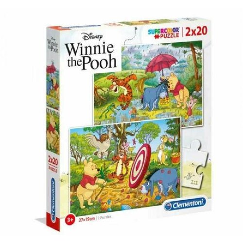 Clementoni Puzzle Winnie The Pooh 2018 - 2X20 delova Slike
