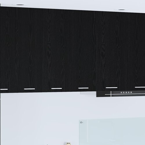 Viseći ormarić Crni hrast 60 x 31 x 80 cm Konstruirano drvo Slike