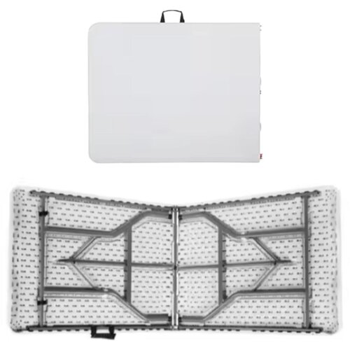  Praktični sklopivi stol &amp;ndash; catering/banket, bijeli, 180 x 74 cm Slike
