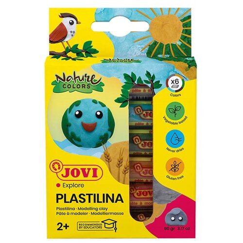 Jovi Plastelin naravni odtenki 6 x 15 g RABLJENO Cene