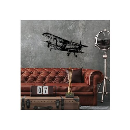 Wallity Zidna dekoracija Aereo-1, 74x39cm, Crna Cene