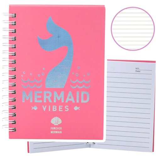  Holographic Mermaid Tail Pink Lined Notebook A6 80 Sheets Cijene