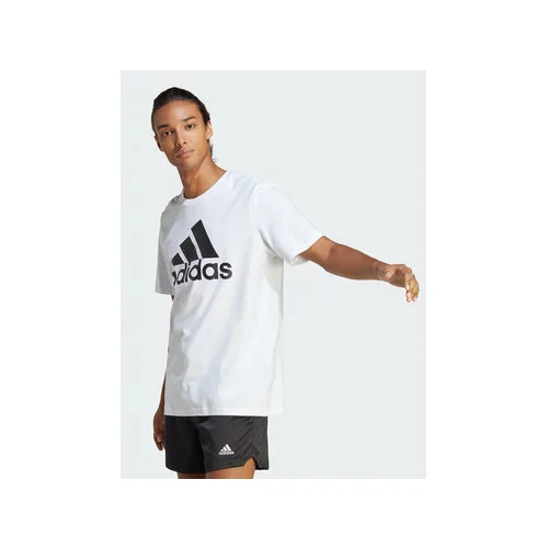Adidas Majica Essentials Single Jersey Big Logo T-Shirt IC9349 Bela Regular Fit