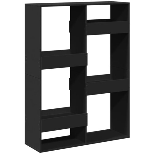 Maison Chic Knjižna omara - Knjižni regal črna 100x33x135 cm inženirski les, (21724668) Slike