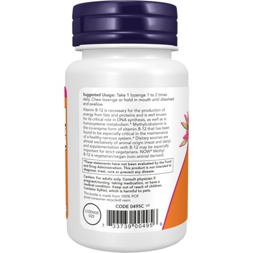 Now Foods Vitamin B12 tablete 1000mcg, 100 komada Cene