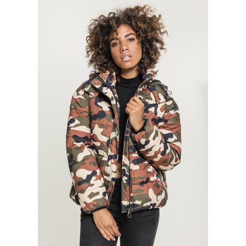 Urban Classics Women's Boyfriend Camo Puffer Jacket rustycamo Cijene