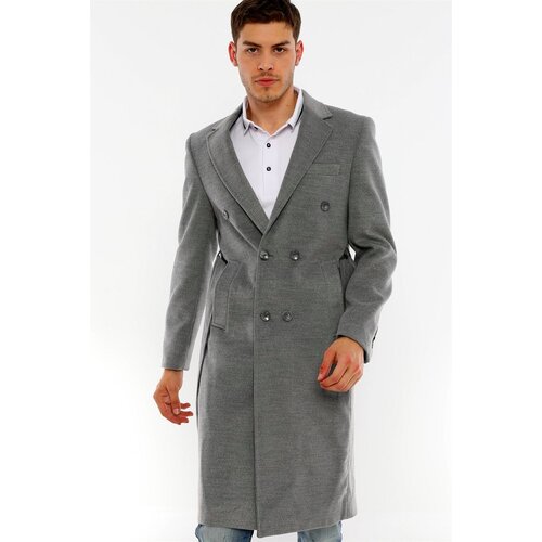 Dewberry PLT8382 MEN&amp;#039;S COAT-GREY Slike