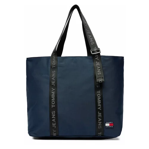 Tommy Jeans Ročna torba Tjw Essential Daily Tote AW0AW15819 Mornarsko modra