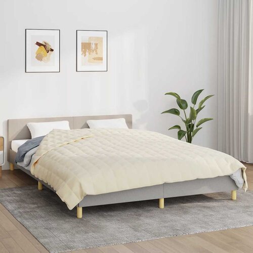  Te&scaron;ka deka svijetla krem 200x225 cm 13 kg od tkanine Cijene