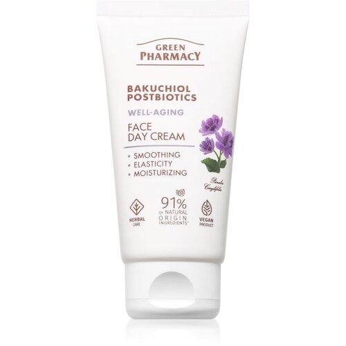 Green Pharmacy Bakuchiol &amp;amp; Postbiotics Day Face Cream pomlajevalna za&amp;scaron;čitna dnevna krema 50 ml Slike